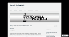 Desktop Screenshot of maxwellmediawatch.com